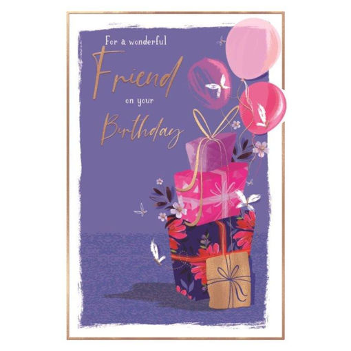 Picture of FOR A WONDERFUL FRIEND BIRTHDAY CARD